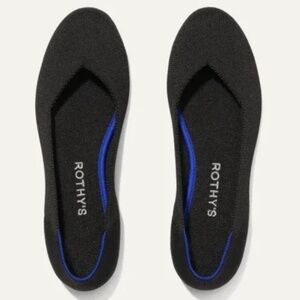 Rothy Black with white Ballet Shoe  W10.5